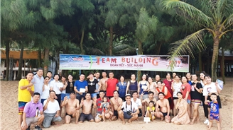 Cán bộ nhân viên nghỉ dưỡng tại Bãi Lữ Resort - Nghệ An